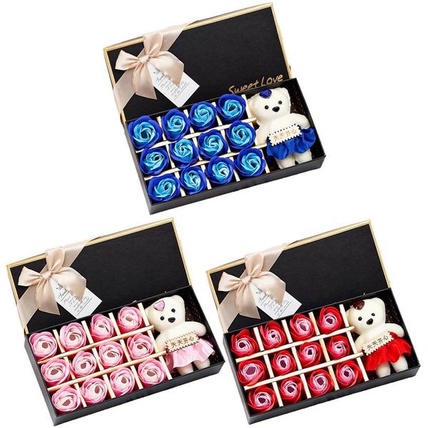 

day girlfriend anniversary christmas birthday gift box gift rose valentine's wife mother's 2020 day bear qqxjw