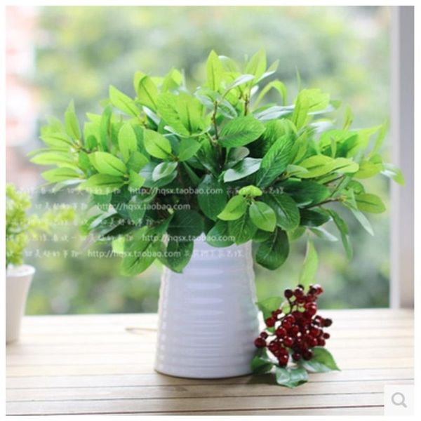 

2014 wedding decoration silk artificial plants green simulation plants green fake