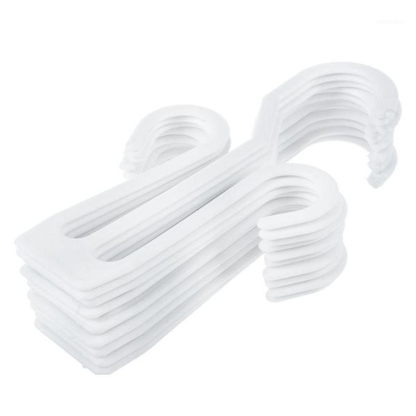 

hooks & rails -plastic slippers leather shoes drying shelf hanger 10 pcs white1