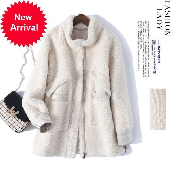 

winter mid-length outer single long sleeve simple trendy short coat1, Black