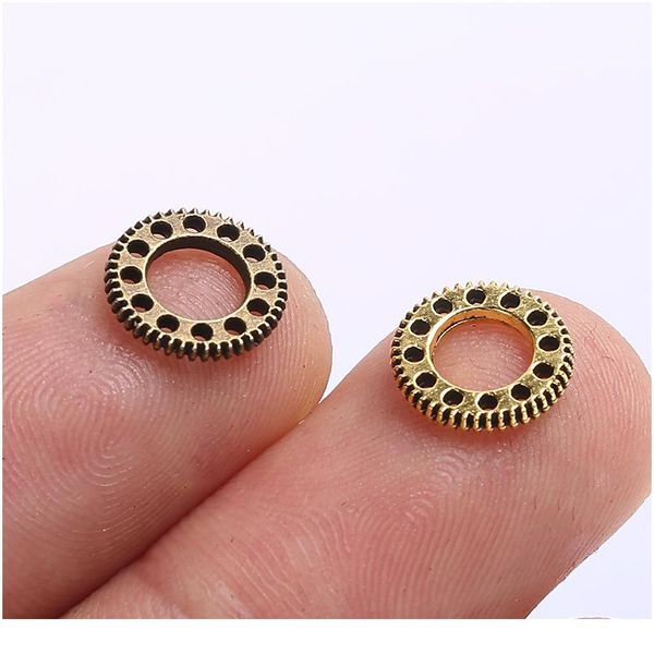 

20/40pcs 8-12mm metal mixed mini clock gear charms beads handmade diy for bracelet pendant crafts jewelry making bbygjp