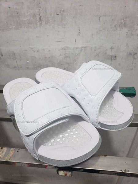 

2021 mens 13 slippers 13s blue black white red sandals hydro slides flip flops basketball shoes casual running sneakers for men, Black;red