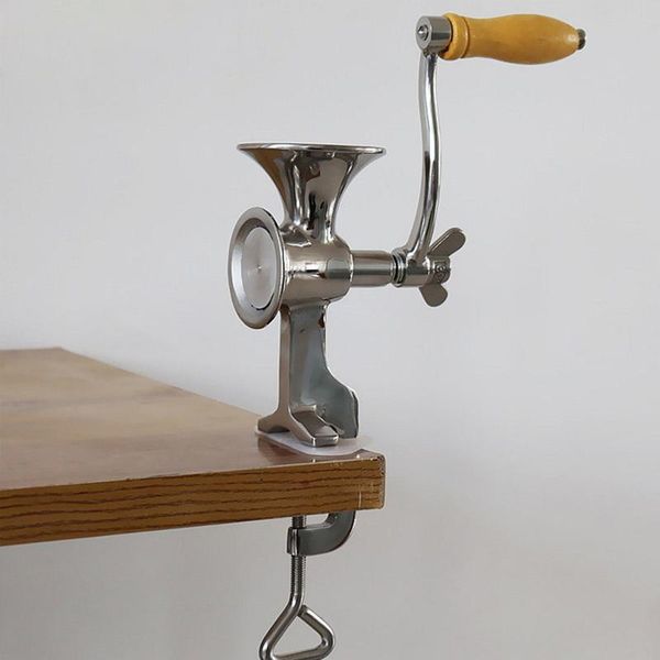 

manual coffee grinders full stainless steel classical kitchen tool poppy mill grain seeds hand operated nut grinder and spice
