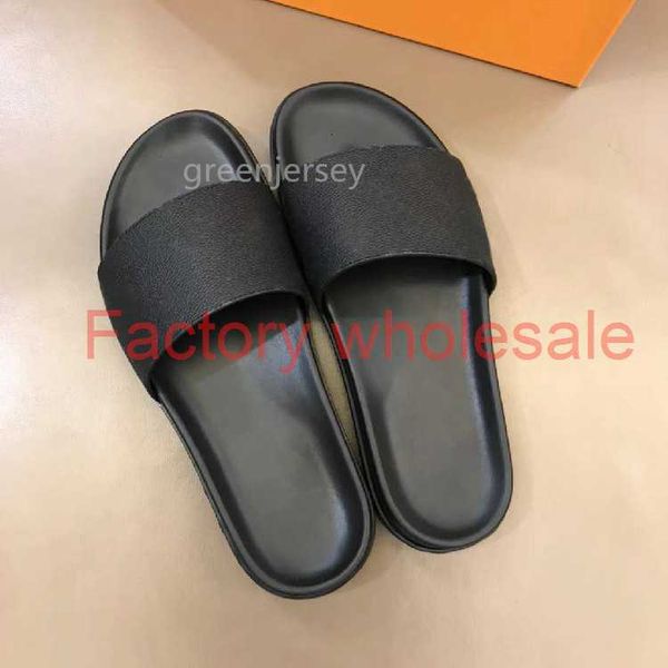 

men women wide flat slippery thick casual shoes slides mule waterfront slide sandals beach casual sandals flip flops slippers size 36-44, Black