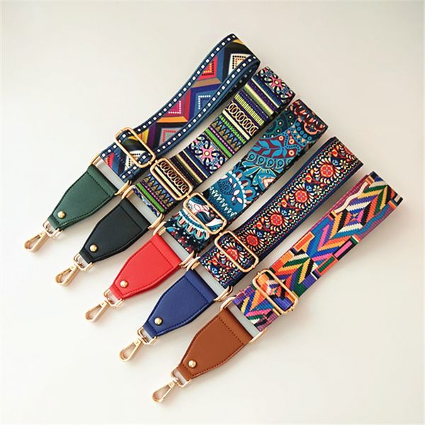 

мода национальный цвет ветер широкий ремешок регулируемый длинный ремешок плечо диагональная сумка аксессуары o сумка ручки, Black