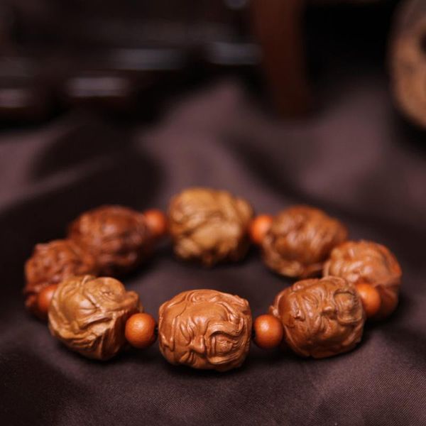 

резные красного дерева и натуральный народный стиль браслет браслет гуань мир гуаданг бисером ювелирные изделия резные красное дерево bybyib