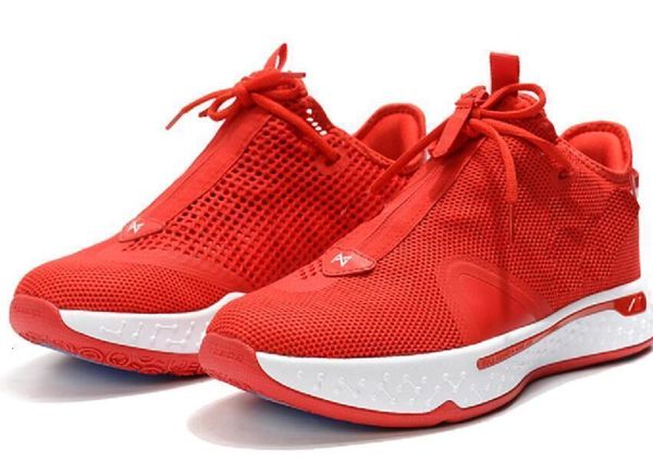 

4 new 4s paul george pg palmdale iv p.george basketball shoes pg4 starry blue orange red black sports sneakers size 40-46 a9