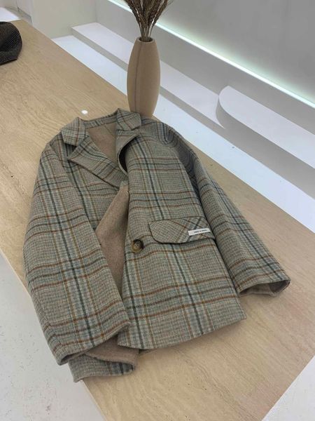 

new winter coat womens oversize fashion cashmere wool coats outerwear female short thickening warm woolen overcoat women trench, Black