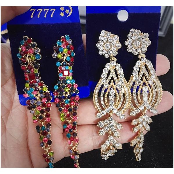 

bohemian retro european and american alloy diamond long earrings famous palace court wind exaggerated earrings wmtovc lihuibusiness, Silver