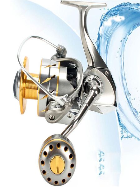 

baitcasting reels spinning fishing reel high drags saltwater stainless metal coils 3000/4000/6000/8000/10000 series left/right hand wheel