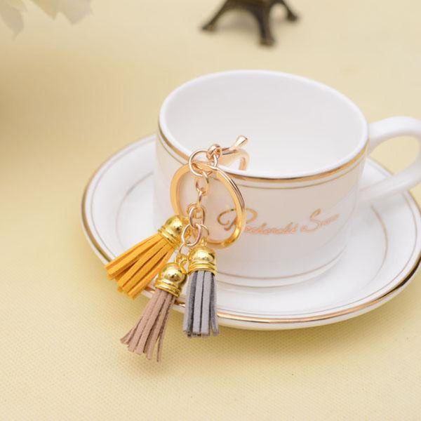 

leather tassel keychain for women bag charm womens keyring llaveros mujer chaveiro porte cle chaveiros sleutelhanger eh782 h sqctez