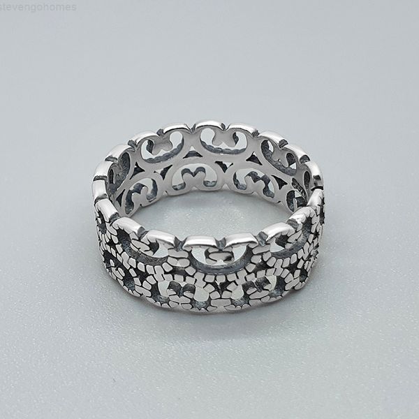 

sterling new high-end silver boutique men's chain s925 rotatable ring finger tide personality jewelry a003