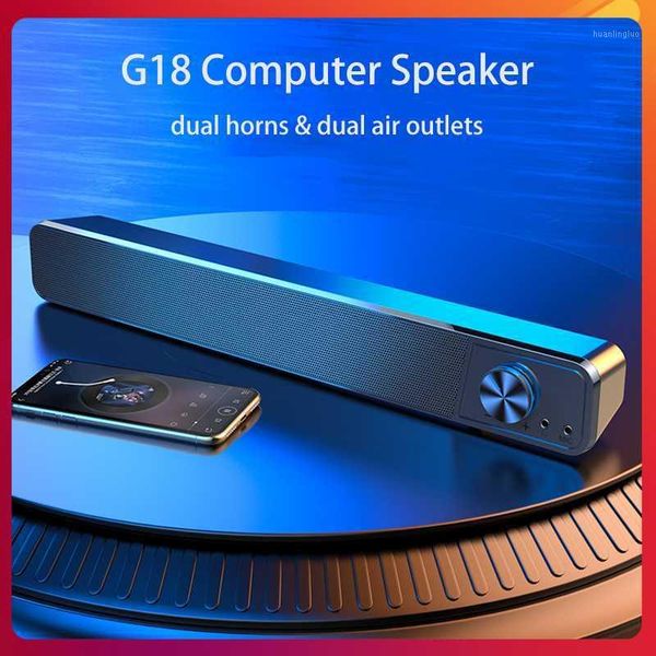 

g18 new tv sound bar aux usb wired and wireless bluetooth home theater fm radio surround soundbar for pc tv speaker for computer1