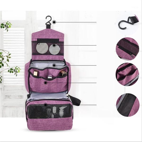 

women men travel hanging cosmetic bag makeup necessary toiletry wash organizer beauty vanity make up pouch luggage accessories1