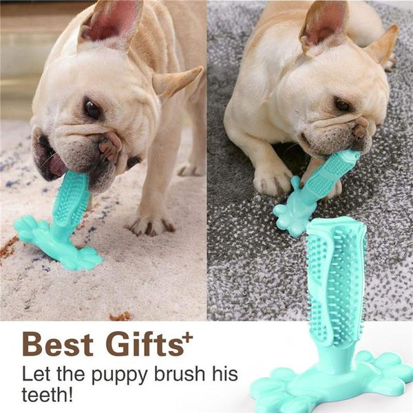 

rubber dog chew toys dog toothbrush teeth cleaning toy pet toothbrushes brushing stick pet supplies puppy popular toys