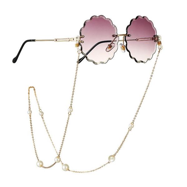 

sunglasses chain fashion women pearl bead brillenkoord cadena gafas glasses holder pearl glasses accessories eyeglass chain h bbymnl