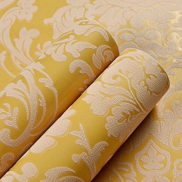 

curtain & drapes european damascus self-adhesive wallpaper butterfly flower moonlight forest adhesive for living room bedroom custom