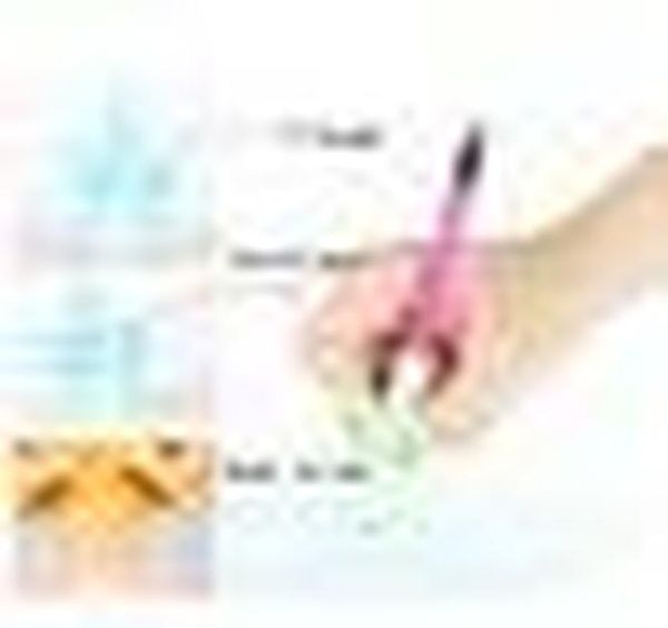 

children pencil holder tools sile two finger ergonomic posture correction tools pencil grip writing jllhma soif, Black;red