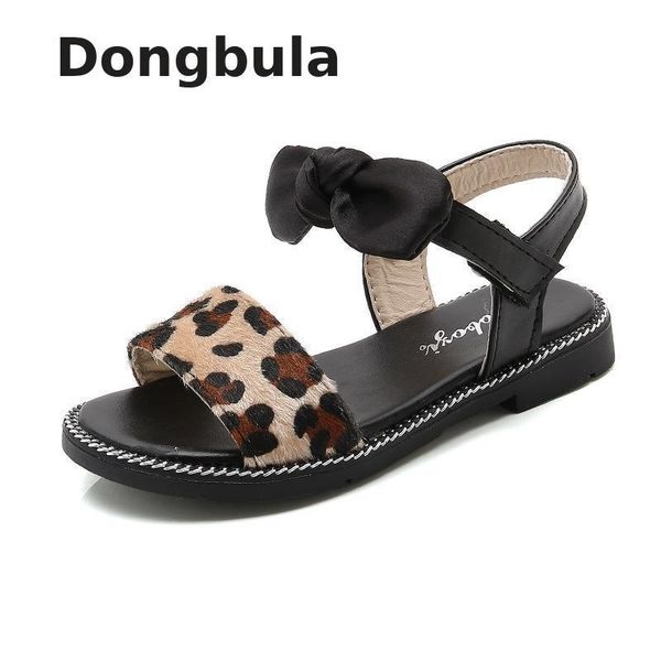 

summer kids sandals for girls party shoes children beach little big girls open toe flat pearl sandals fashion comfortable y200619, Black;red