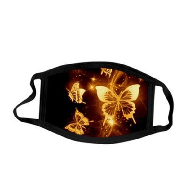 

uyhniu factory price butterfly print dustproof washable reusable designer cotton face mouth cover protective mask party masks c 8 n