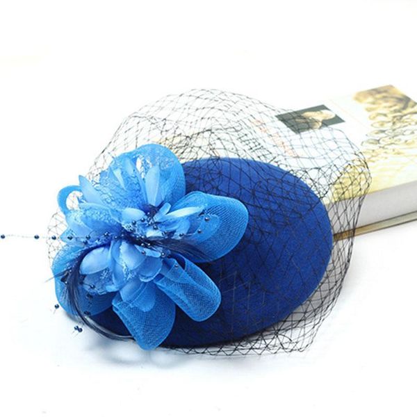 

winter charming women sinamay pillbox vintage wool felt hats mesh floral party wedding fedoras with fascinating floral lm007 h sqcfzs