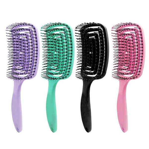 

1pcs detangle hairbrush women wet comb hair brush professional hair massage comb brush for hair hairdresser hairdressi wmtnqg, Silver