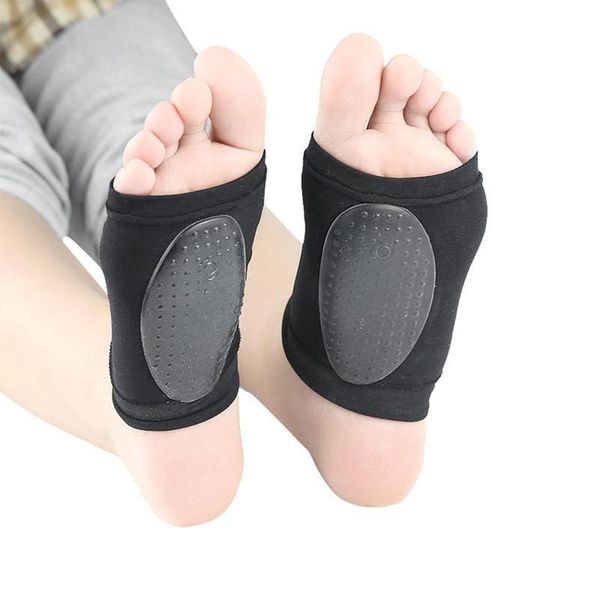 

1p massage foot arch pad ankle brace foot drop support orthosis stabilizer bandage night splint corrector, Black