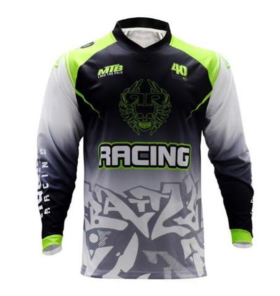 

new motorcycle quick surrender mountain bike riding suit polyester quick-drying long-sleeved men's cross-country motorcycle racing suit