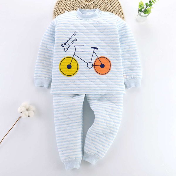 

set autumn underwear in children's warm new and winter of 20 8mzv, Blue;red