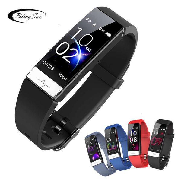 

bluetooth watch, heart rate and blood prsure control smart sports wristbandjk