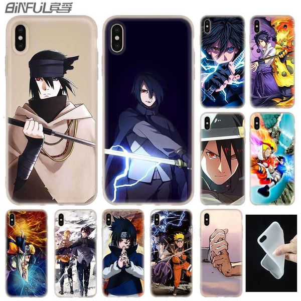 

naruto sasuke 5s cartoon silicone cover