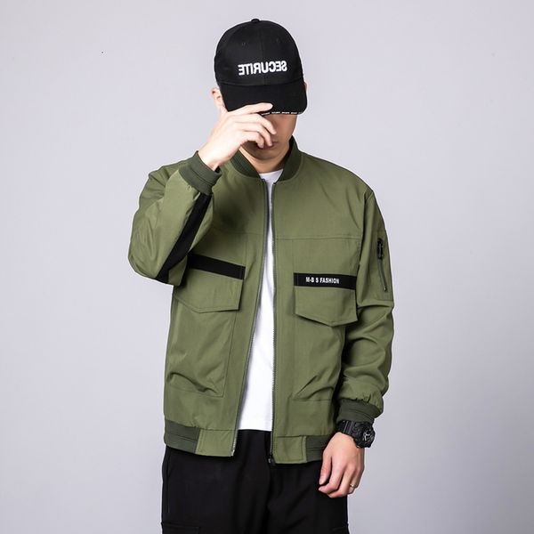 

men's casual jacket in spring and autumn, Black;brown