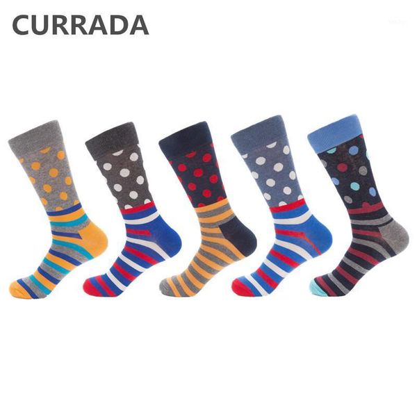 

5pairs/lot 2020 new arrival mens happy socks quality combed cotton colorful funny sock fashion casual men's compression socks1, Black