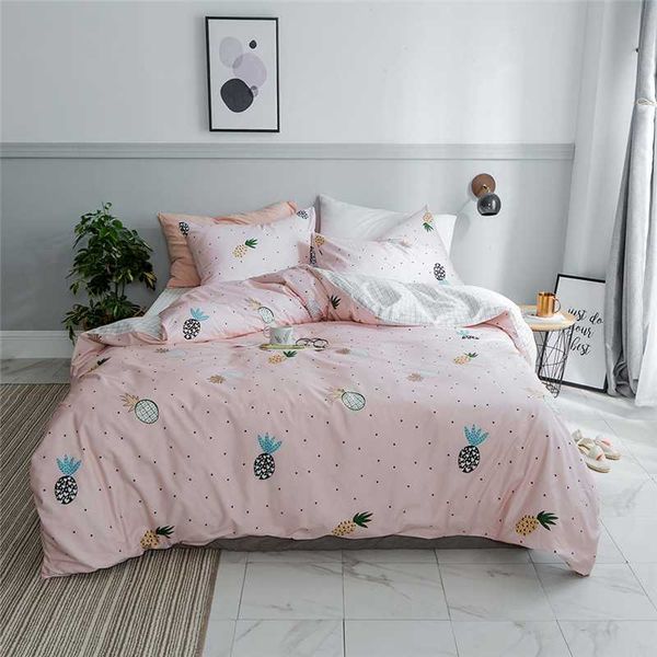 

pastoral small floral bed linens 100% cotton soft comfortable bedclothes guest room adults us twin bedding duvet cover set