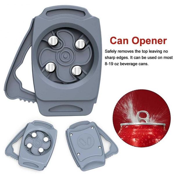 

go swing universal ess can opener ez-drink opener beer bottle opener beer bottle kitchen tool beer bar accessories wmthtl, Silver