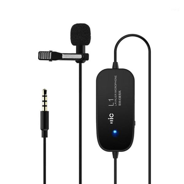 

microphones lapel clip on omnidirectional condenser microphone mic for phone dslr camera1
