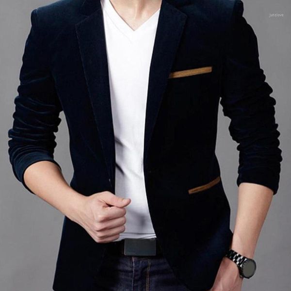 

men blazer business suit velvet classic version lapel collar men cloth for company plus size male blazers mens coat wedding1, White;black