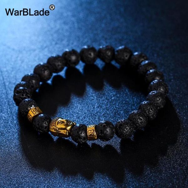 

link, chain warblade 2021 vintage natural stone tiger eye bracelet men black lava buddha beads bracelets bangles for women pulseras jewelry