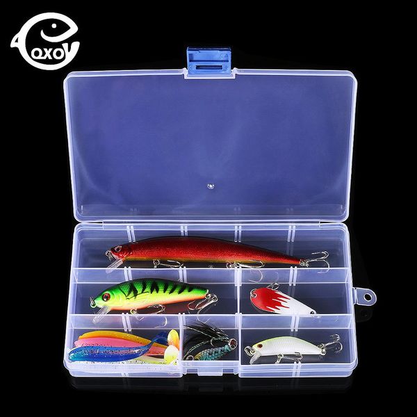 

qxo 10pcs/lot hard fishing lure boxed include spoon metal jig silicone bait wobbler ice soft lure goods for winter fishing wmtjnq xhlove