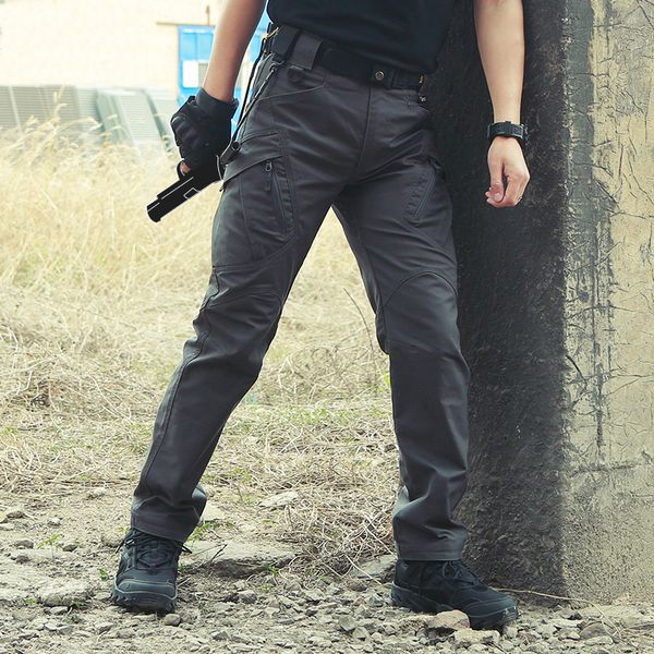 

2021 new ix9 tactical city cargo male pants xxxl dropshopping sb9l, Black