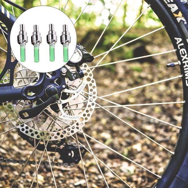 

bike lights 4 pcs led wheel bulb cap colorful