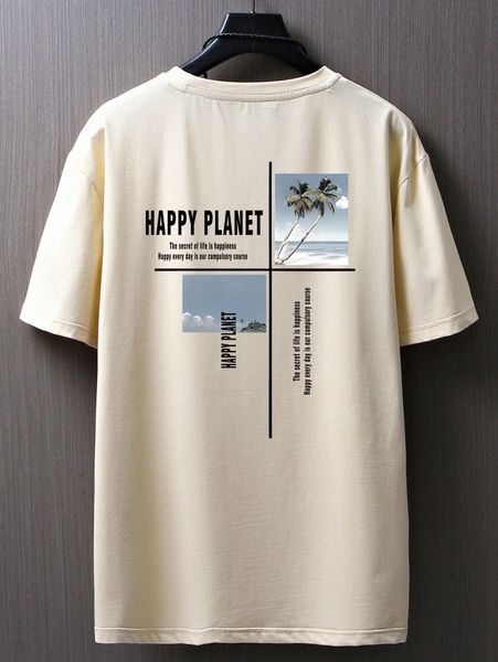 

romwe guys tropical letter graphic tee g9jl#, White;black