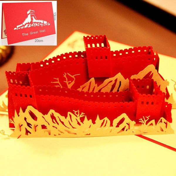 

3d лазер нарезать ручной работы, резьба из китайцев великолепное стеновая бумага пригласительные открытки открытки деловая вечеринка дети тв