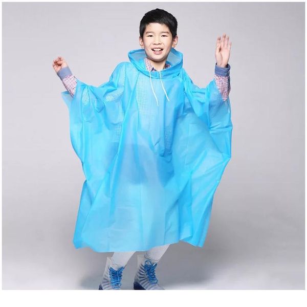 

children poncho rain waterproof raincoat waterproof transparent kids disposable rain coat cover kids rainwear camping bbyijf