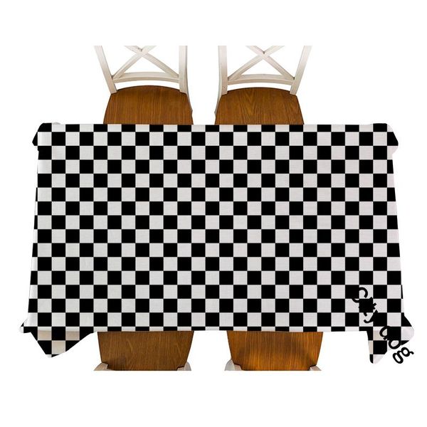 

пастырское стиль декоративная геометрическая lattice скатерть водонепроницаемый хлопок белье геометрия скатерть обеденный стол обложка для д