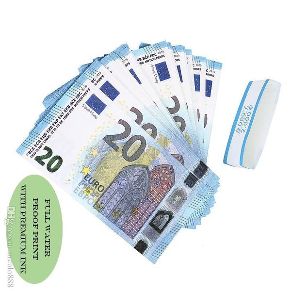

toy paper bar atmosphere prop money faux billet 10 20 50 100 euro fake movie money billet euro 20 play money