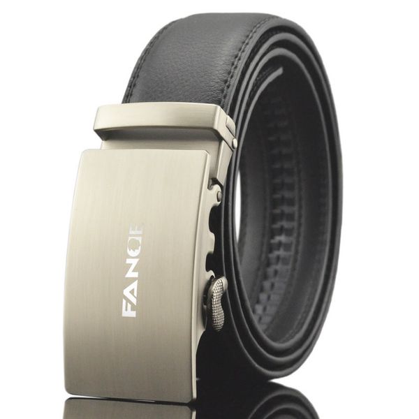 

fange mens belt genuine leather luxury belt for men work men belts leather male slide ratcher fashion jeans fg3506, Black;brown