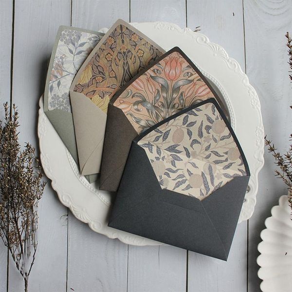 

gift wrap retro low saturated morandi color texture gray black brown coffee cyan literary lining envelope