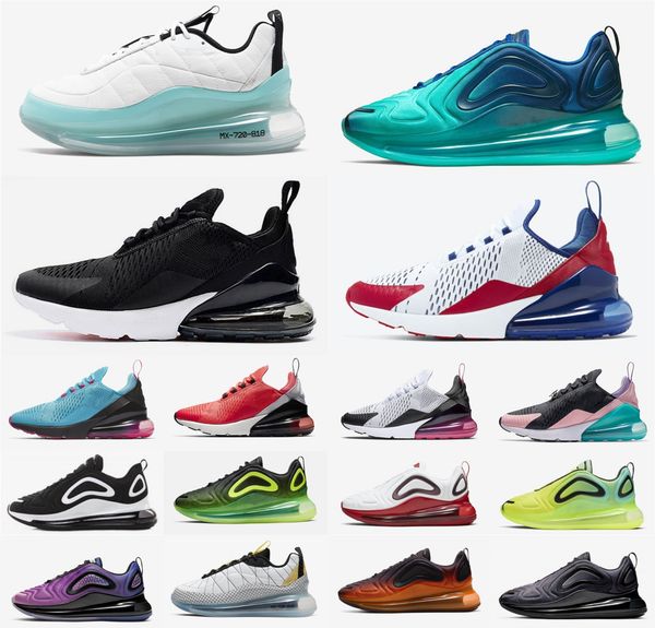 

2020 720s running gs golden rainbow oreo blue 720-818 triple blast pack sports mens black shoes 27c white sneakers 270s womens