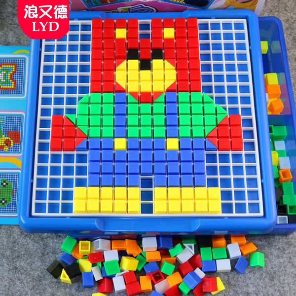 

toy logic children's building blocks hands on toys brain children chile plastic puzzle boy's ability combination